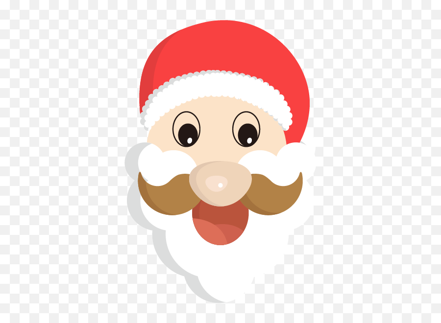 Merry Christmas 2018 Stickers - Santa Claus Emoji,Flip Off Emoticons