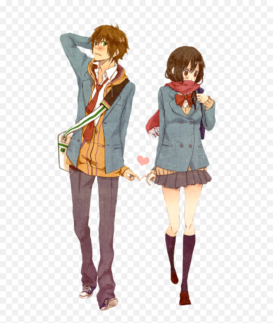 Cute Anime Couple Png Free Download Png Mart Emoji,Shy Kawaii Emojis