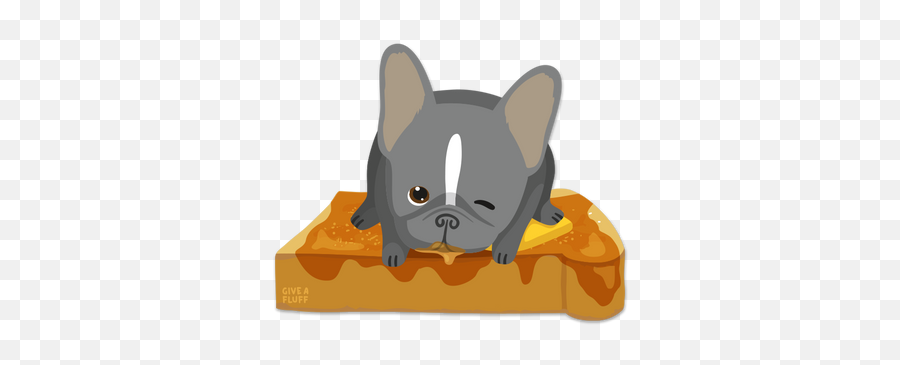 Stickers U2013 Give A Fluff Emoji,Emoticon French Bulldog