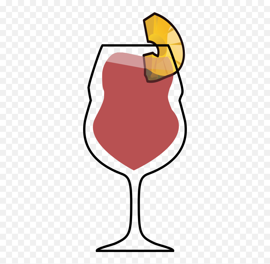 Singapore Sling - Openclipart Emoji,Wine Emoji