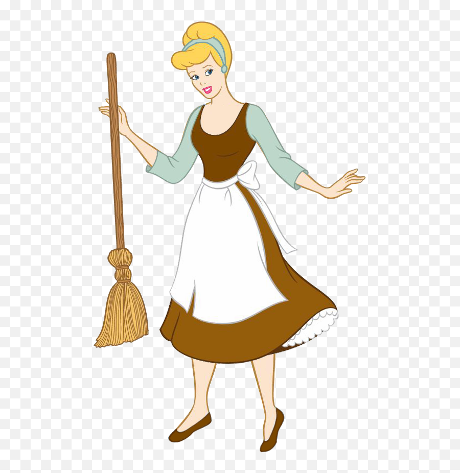 Cinderella Broom Clip Art - Cinderella Broom Cliparts Png Emoji,Broom Cleaning Emoji