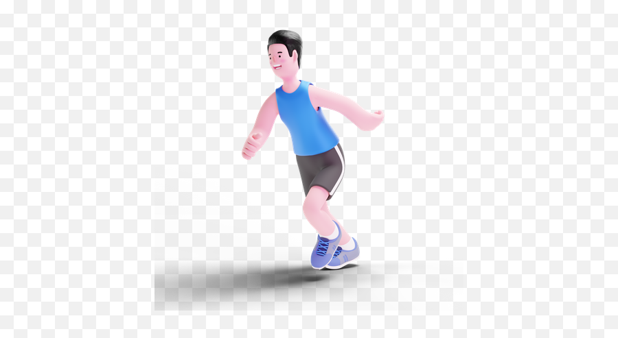 Premium Male Runner Running 3d Illustration Download In Png Emoji,Man Running Emoji