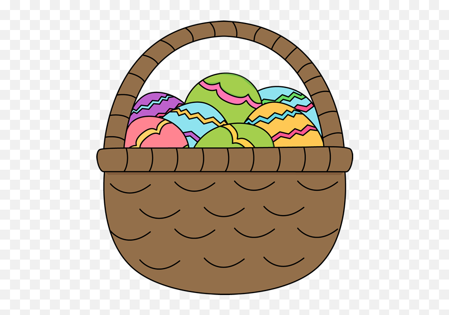 Basket Of Eggs Cartoon - Clipart Best Emoji,Easter Egg Emoji Copy And Paste