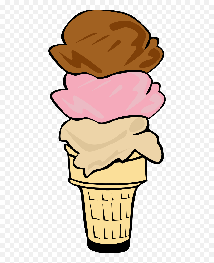 Ice Cream Cone Png Svg Clip - Ice Cream Scooped Clipart Emoji,Vanilla Ice Cream Emoji