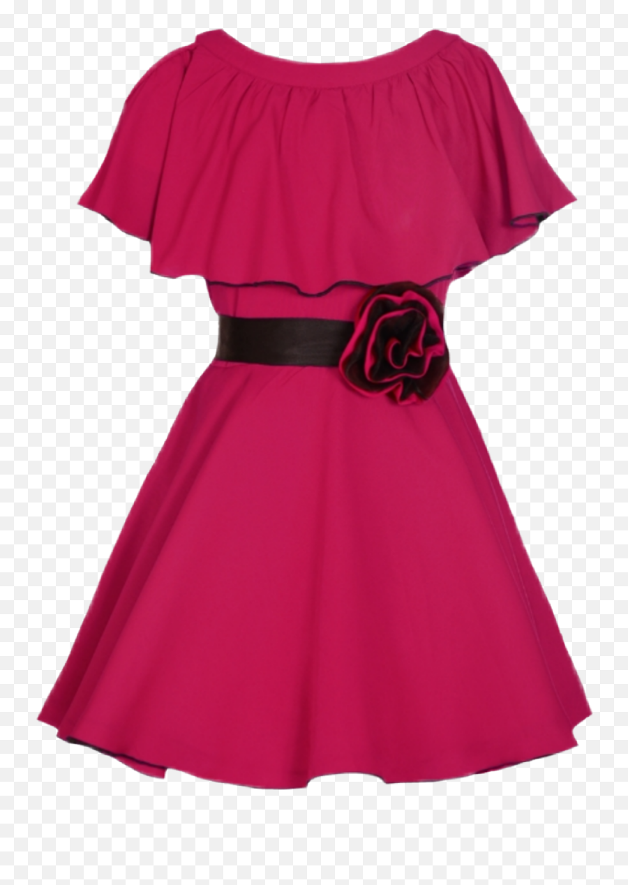 Dress Outfit Pink Rose Sticker - Short Frock For Girls Age 14 Emoji,Pink Emoji Outfit