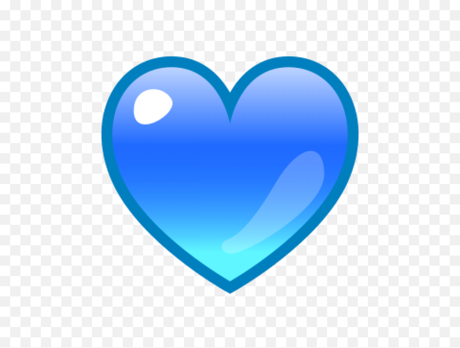 Blue Heart Emoji Transparent - Love Blue Heart Emoji,Purple Heart Emoji Png