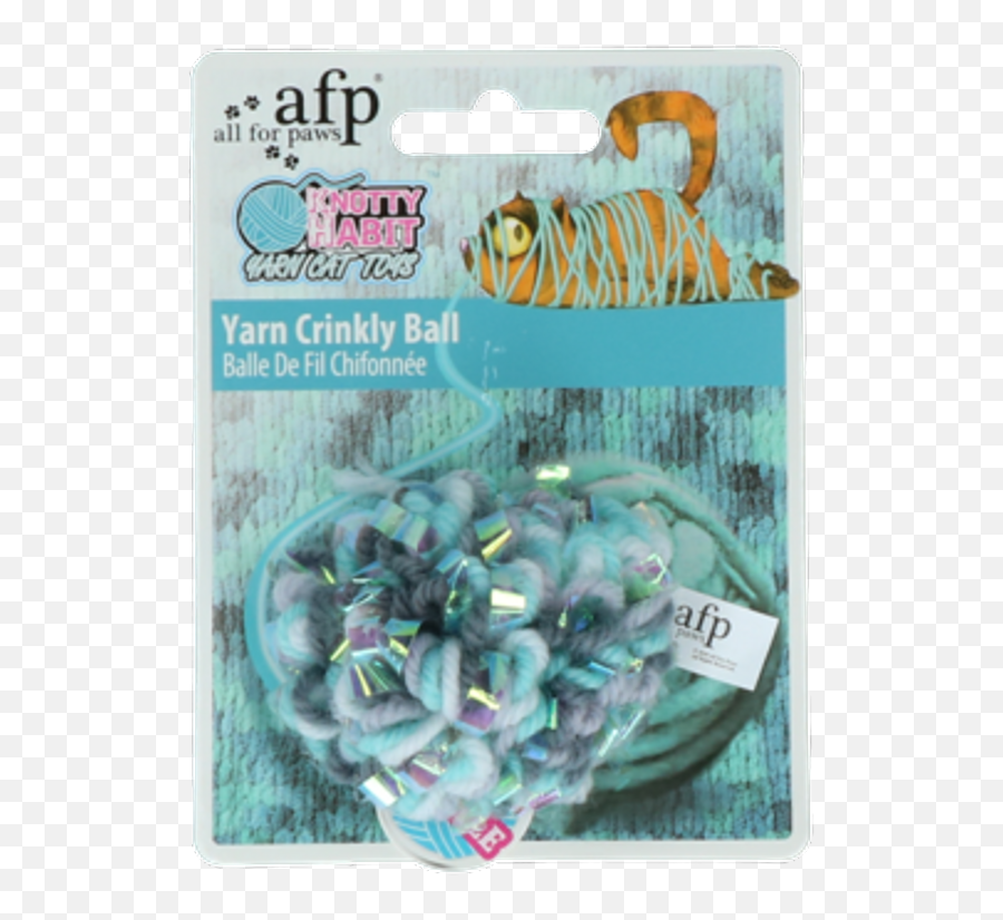 Afp Knotty Habit - Yarn Crinkly Ball Pet Grossisten Norge Hair Tie Emoji,Yarn Ball Emoji