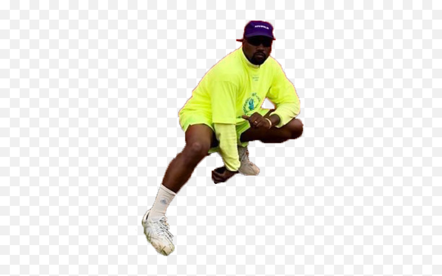 Photoshop Kanye In Uganda - Jumping Emoji,Fire Emoji Photoshop