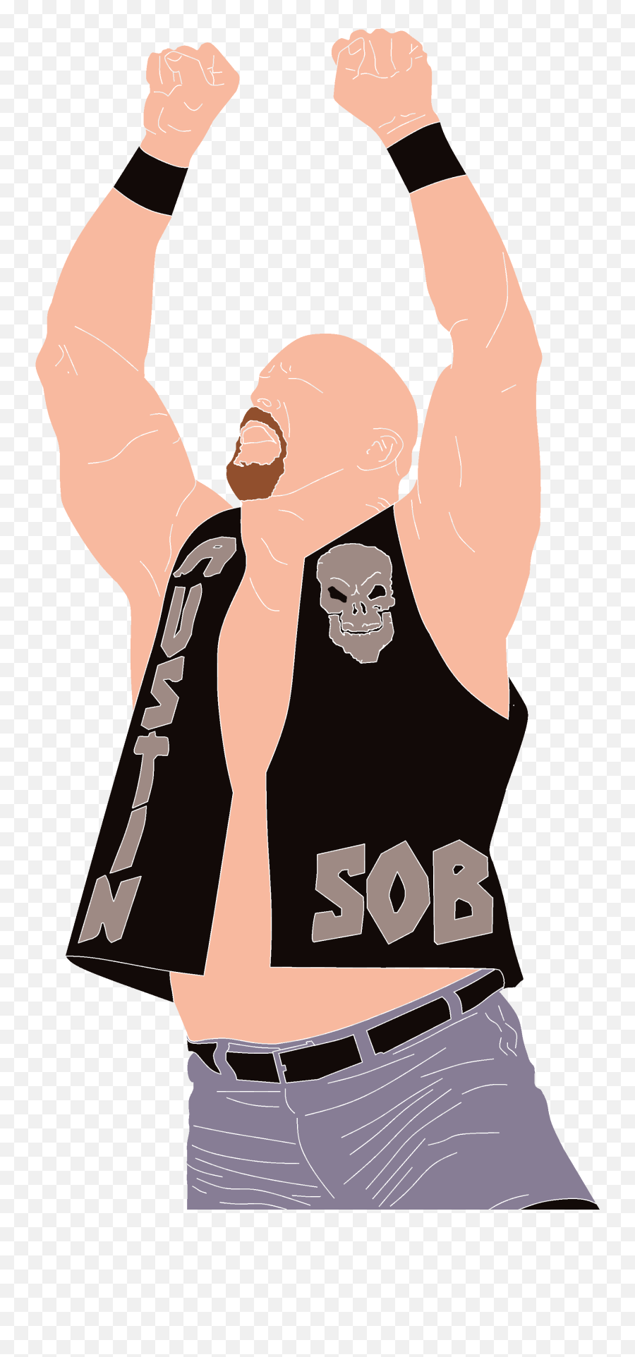 Enter - Clip Art Stone Cold Png Download Full Size Stone Cold Clipart Emoji,Superstar Emoticon