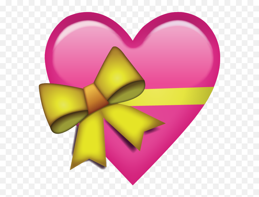 Emoji Heart Png Heart Emoji Icons - Heart With Ribbon Emoji Png,Heart Emojis