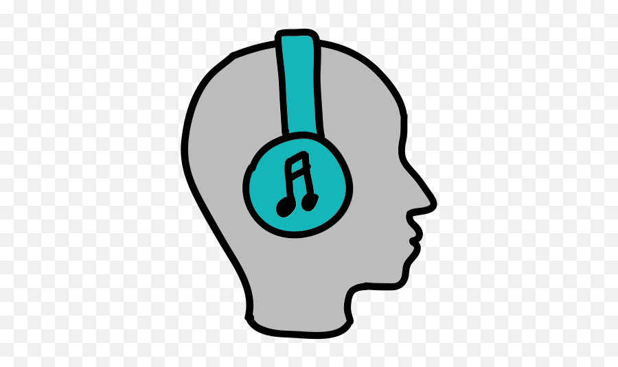 Listen To Music Icon - Png Of Cartoon Listening To Music Emoji,Music Note Symbol Emoji