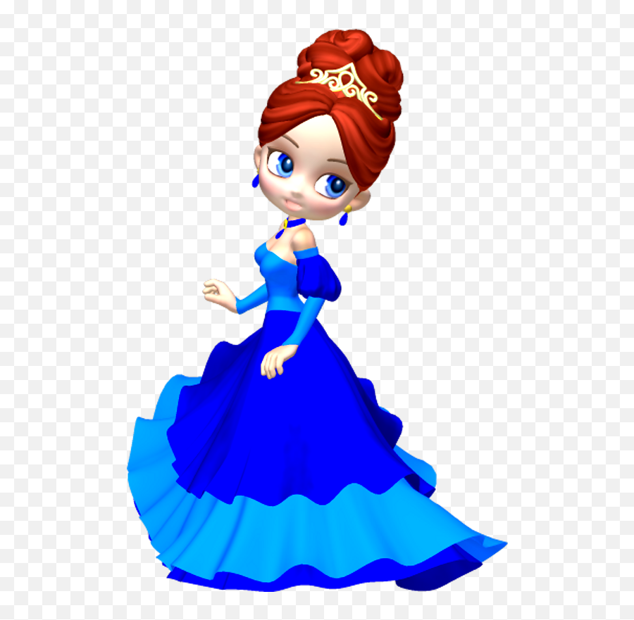 Cute Disney Princess Clipart Top Hd Images For Free Image 9 - Princesa Con Vestido Azul Dibujo Png Emoji,Disney Princess Emoji