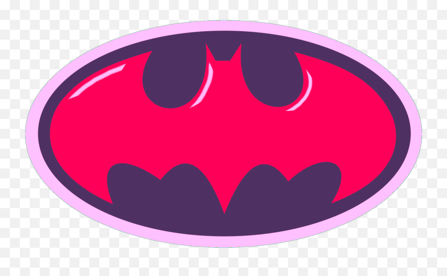 Batman Batgirl Purple Morado Sticker By Ana - Murcielago De Batman Morado Emoji,Emoji Do Batman