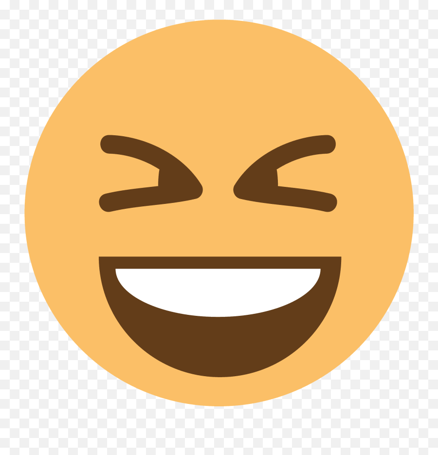 Grinning Squinting Face Emoji Clipart Free Download - Smiling Face With Closed Eyes Emoji,Laughing Emoji Copy