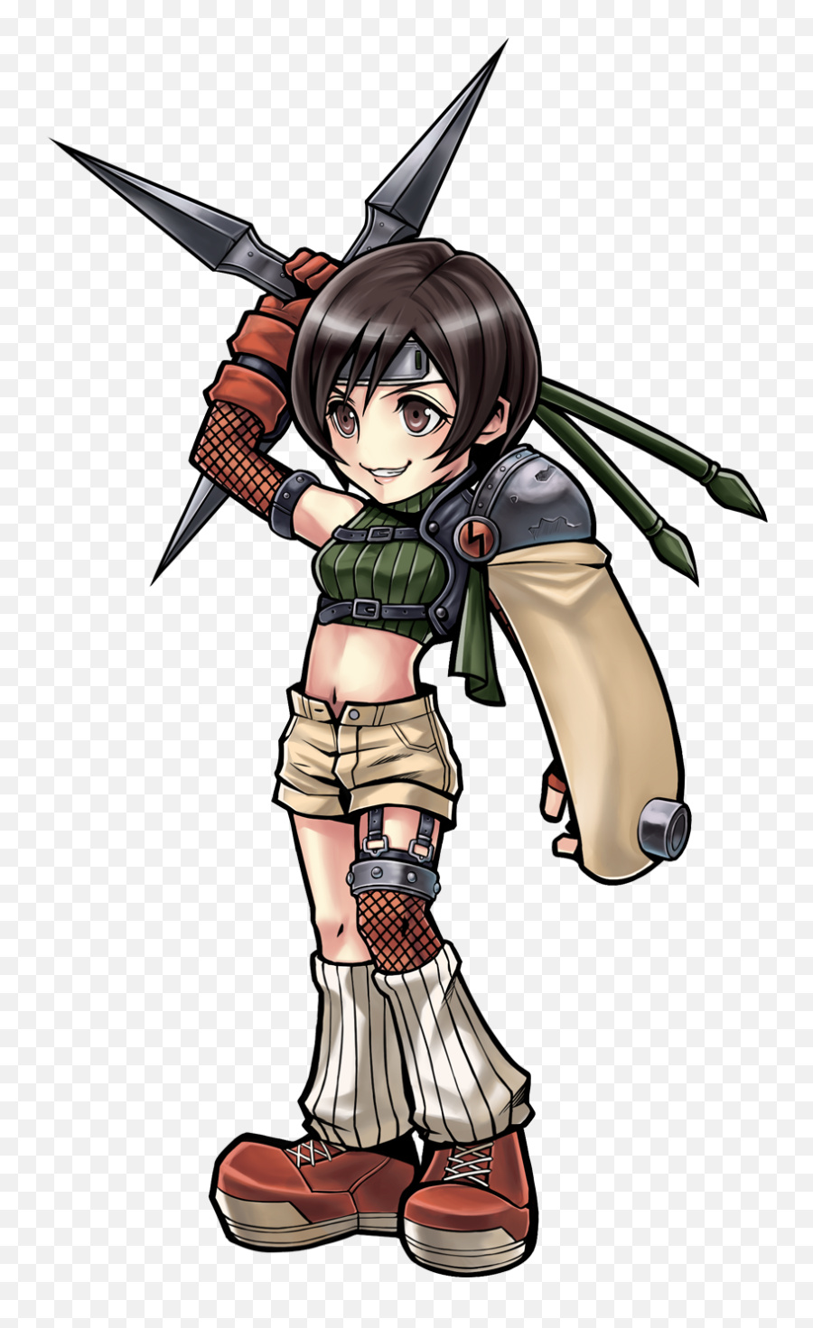 Dissidia Final Fantasy Opera Omnia - Yuffie Kisaragi Art Emoji,Dissidia Opera Omnia Emojis