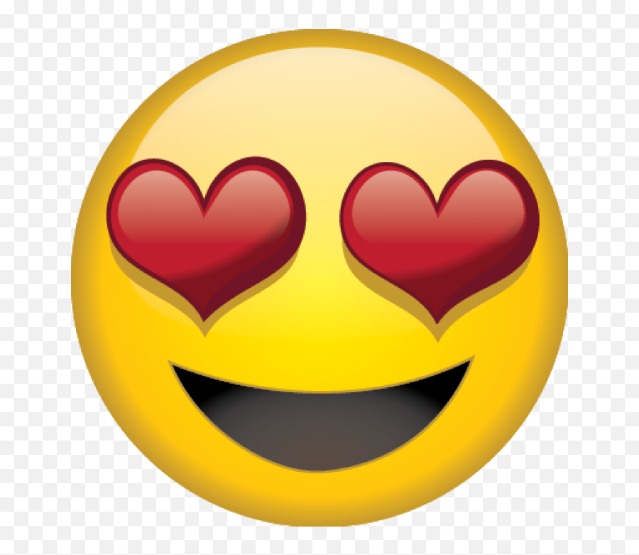In Love Face Emoji Love Emoji Stickers Emoji - Transparent In Love Emoji,I Love You Emoji