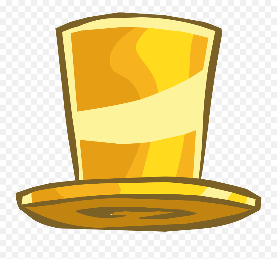 Gold Top Hat - Gold Top Hat Clipart Emoji,Emojis With A Top Hat