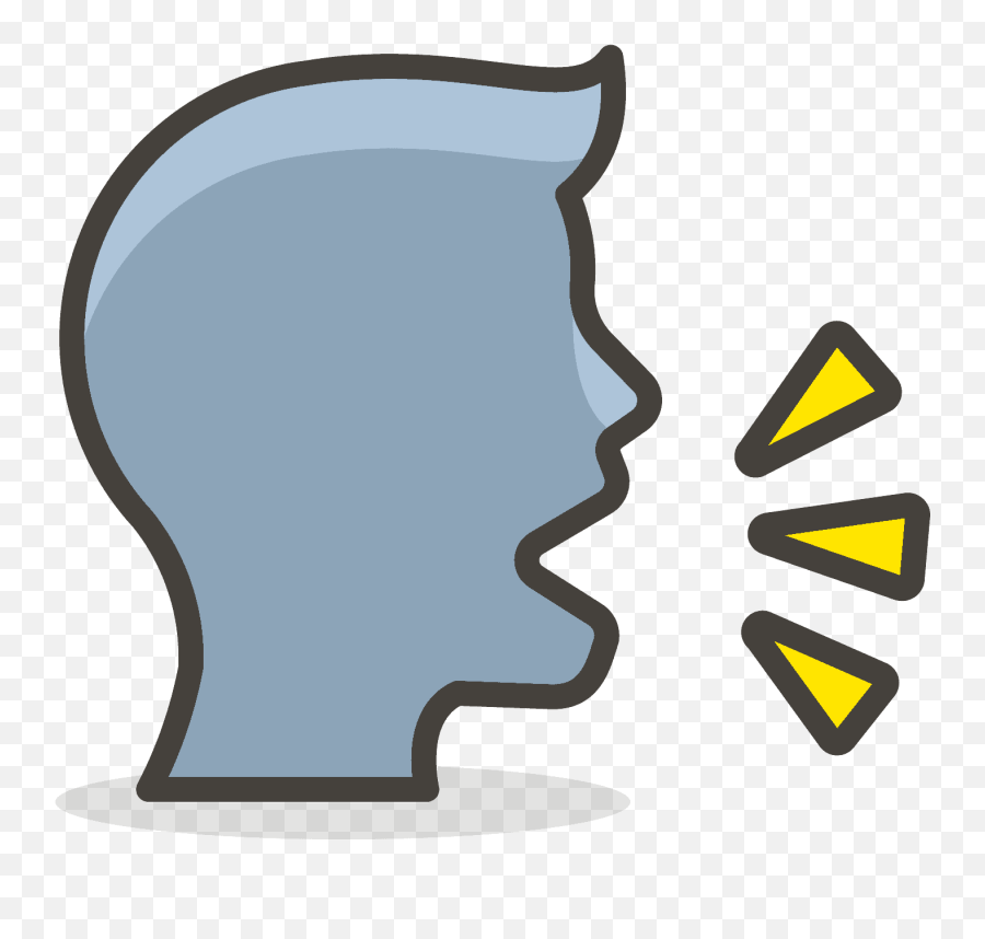 Speaking Head Free Icon Of 780 Free - Cartoon Speaking Icon Emoji,Speaking Emoji
