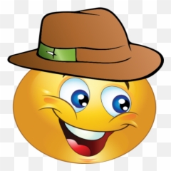 Smiley Long Jokes Smiley Emoji - Smiley Hoed,Gato Garfield With Glasses Emoticons