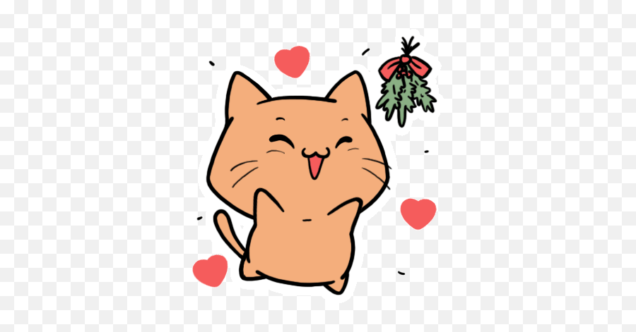Top Funny Kitten Videos Stickers For Android U0026 Ios Gfycat - Kisses Sticker Gif Emoji,Kitty Emoji