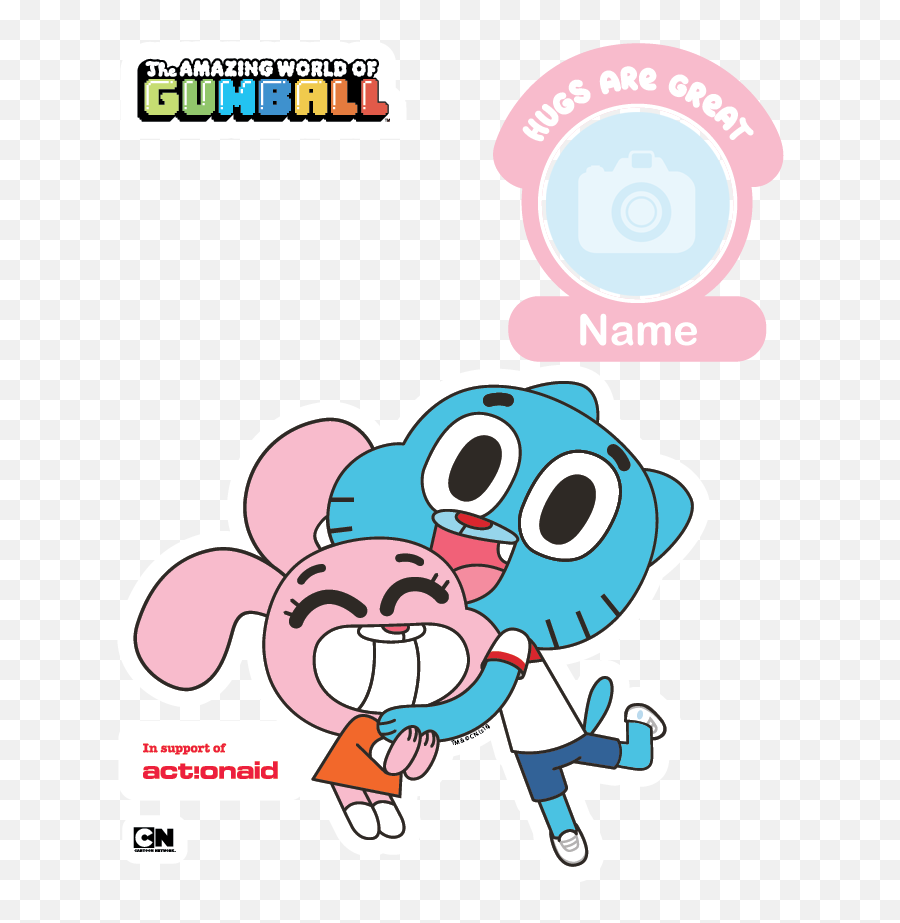 Gumball Png - Amazing World Of Gumball Gumball Hugging Emoji,Victor Nikiforov Emoticon