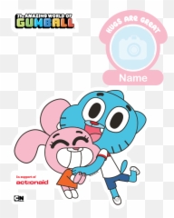 Gumball Png - Amazing World Of Gumball Gumball Hugging Emoji,Victor Nikiforov Emoticon