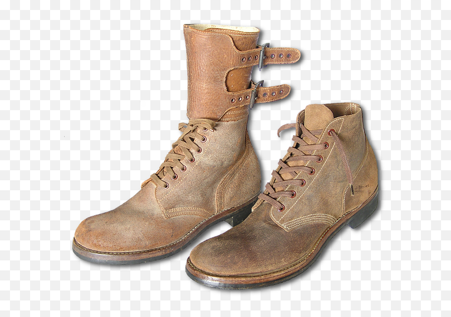Composition Sole Combat Service Boots - Us Army Boots Ww2 Pacific Emoji,Boot Cuffs & Emoji