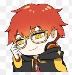 Telegram Sticker - Seven Mystic Messenger Sticker Emoji,Seven Emoticons Mystic Messenget