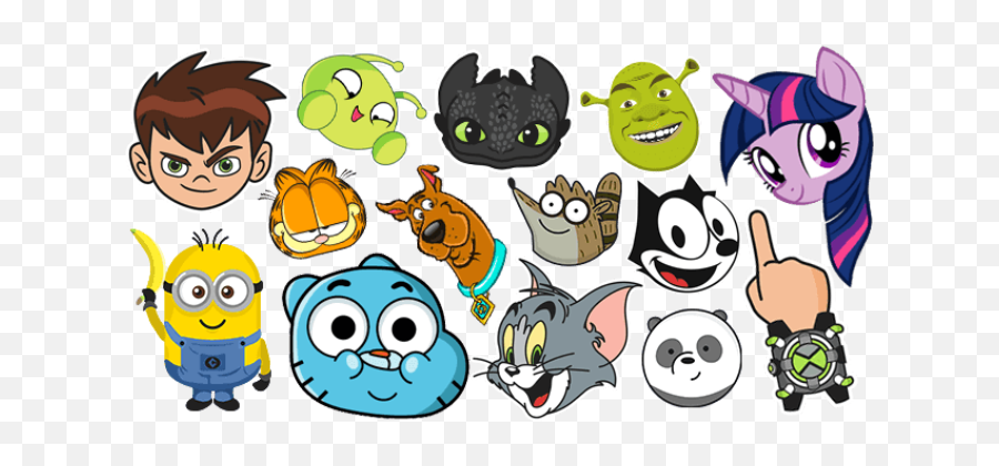 Cartoons Cursor Collection - Cursor Cartoon Emoji,Scooby Doo Scuba Diving Emoticon
