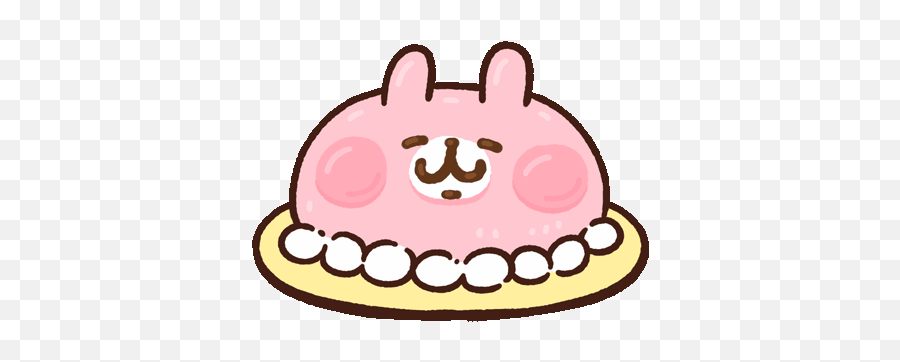 Piske Usagi Help You Celebrate - Piske Usagi Birthday Emoji,Kanahei Rabbit Emoticon