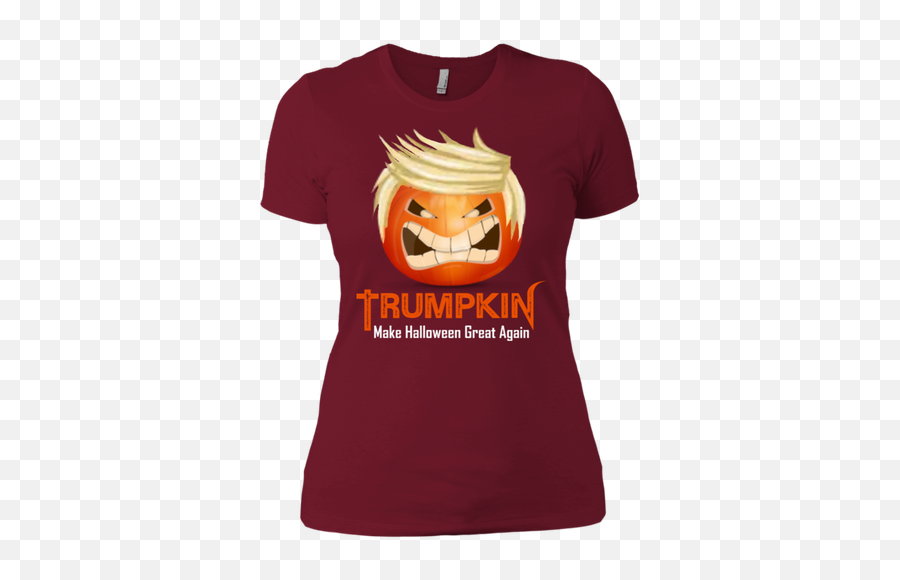 Halloween Trumpkin Funny Costume T - Shirt Trumpkin Boyfriend Tshirt Emoji,Emoticons Halloween Costume