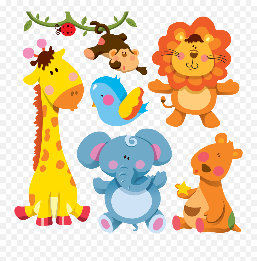 Download Illustration Giraffe Animals Cartoon Animal Free - Wild Animal Cartoon Png Emoji,Giraffe Emoticon
