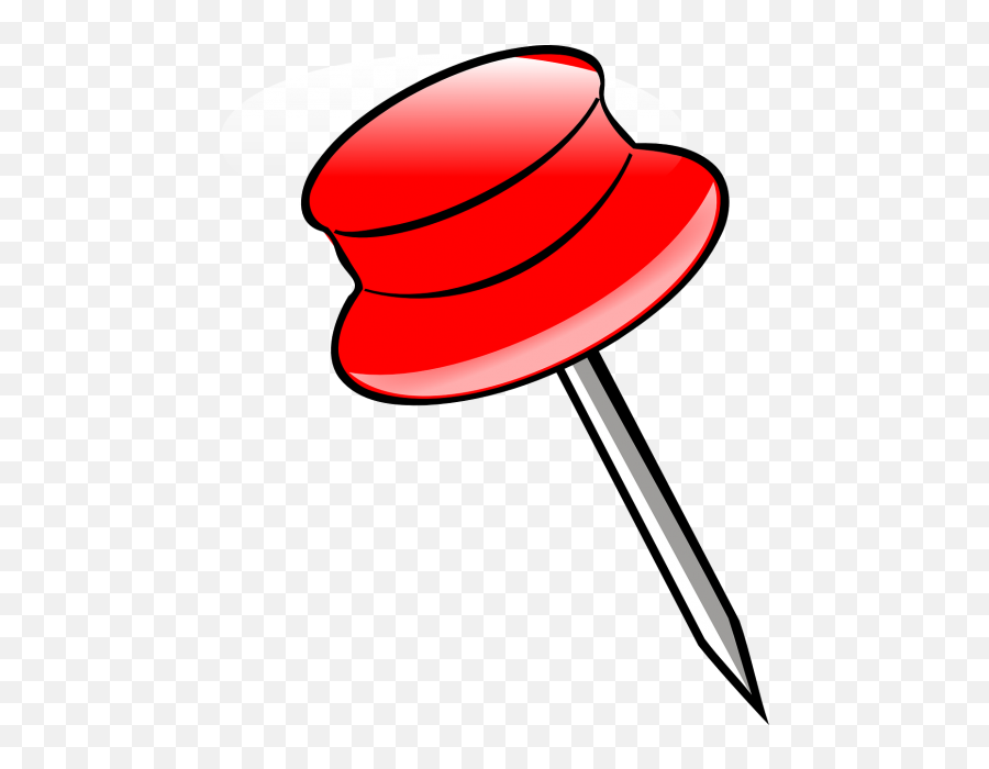Red Pin Public Domain Image Search - Freeimg Emoji,Thumb Tac Emoji