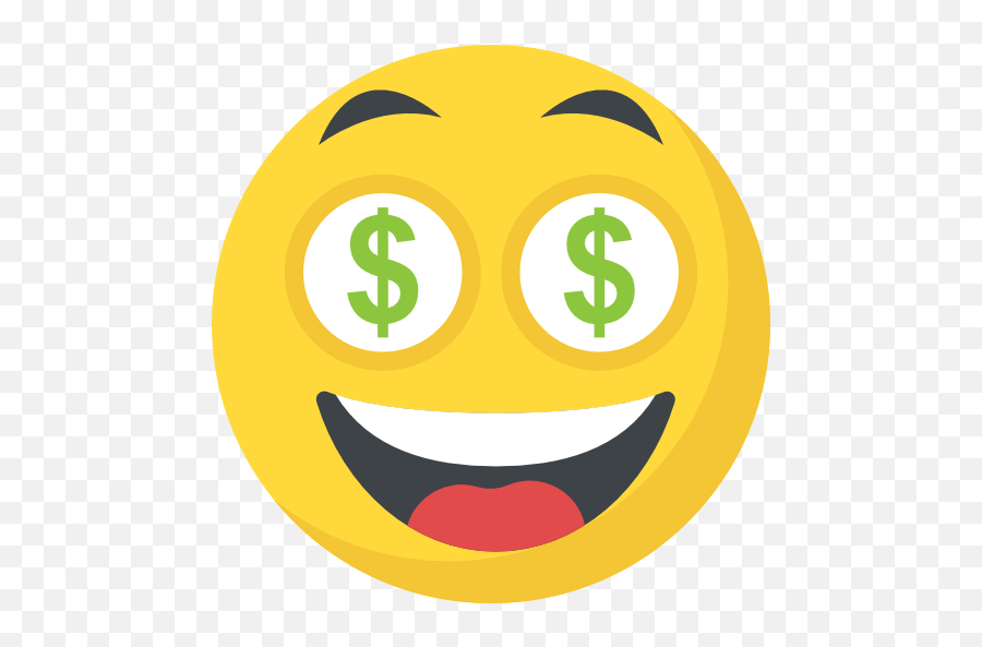 Greed - Free Smileys Icons Emoji,Powerpoint Template Emoticons