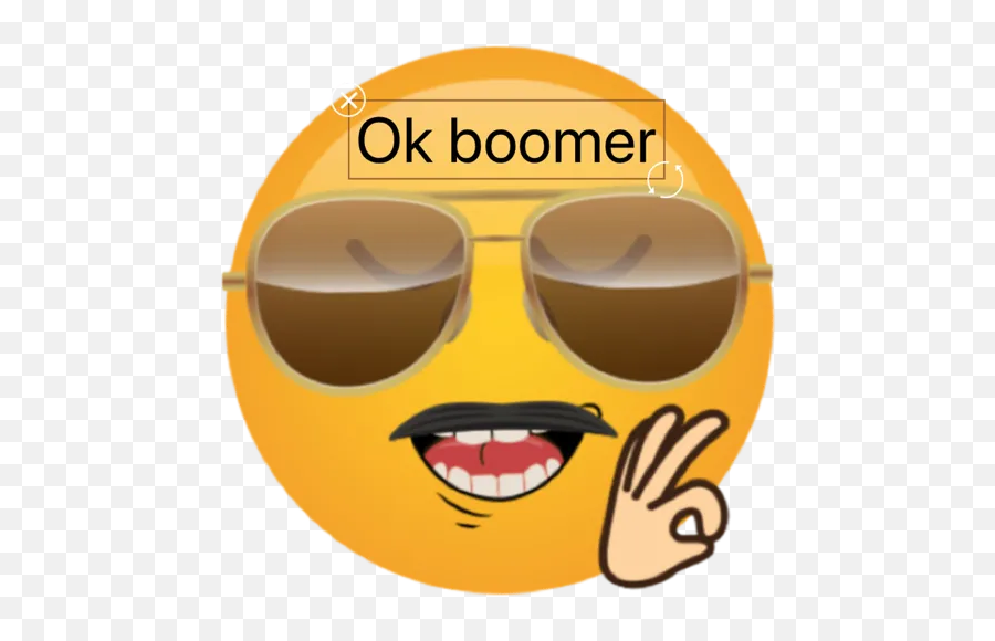 Comebacks By Ethan Ong - Sticker Maker For Whatsapp Emoji,Okey Sunglasses Emoji