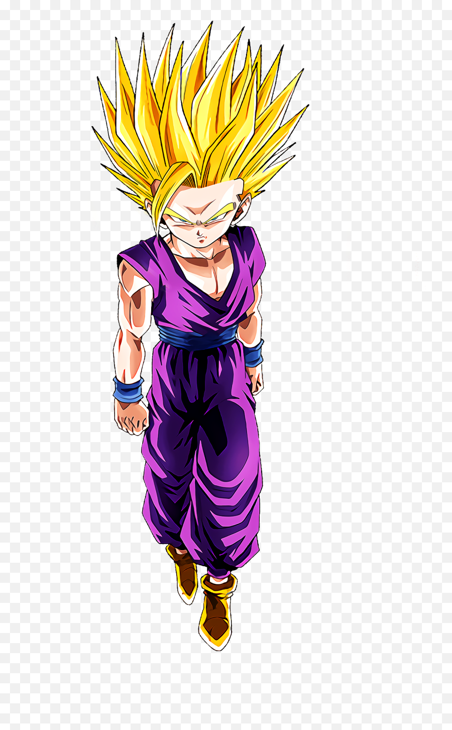 Full Power Clash Super Saiyan 2 Gohan Teen Youth Render Emoji,Clash Emojis Png