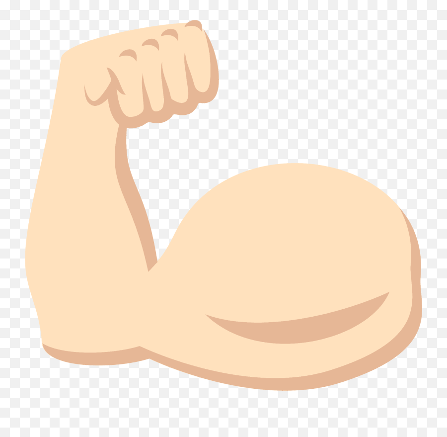 Flexed Biceps Emoji Clipart Free Download Transparent Png - Fist,Black Muscle Emoji