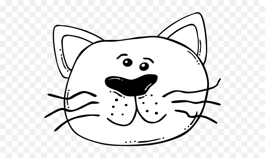 Grey And White Cat Face Png Svg Clip Art For Web - Download Emoji,Jogging Emoticon Face