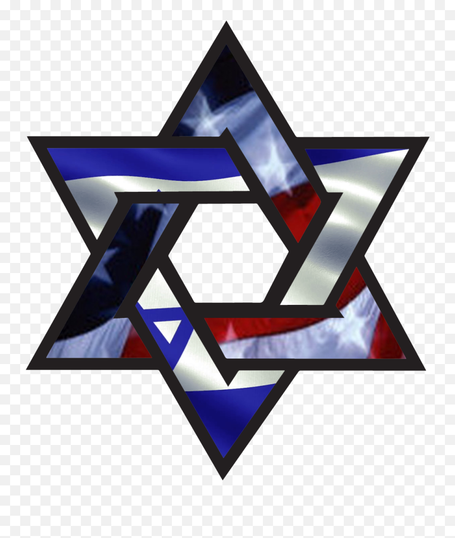 American Jew Flag Star Of David Clipart - Full Size Clipart Emoji,Jewis Emoji