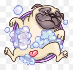 Pug Power Stickers - Live Wa Stickers Emoji,Abstract Pug Emotion