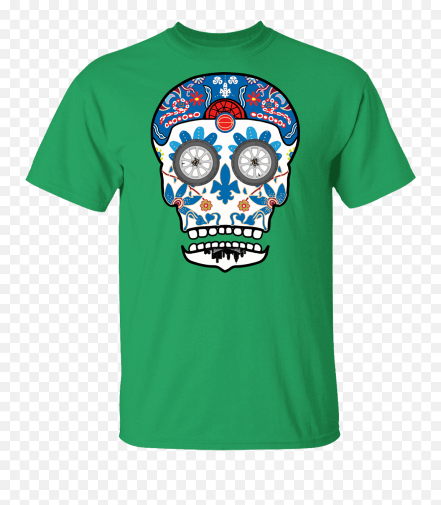 Day Of Detroit Dead Gildan 53 Oz T - Shirt Irish Green L Emoji,Best Flower Emoji For Dead