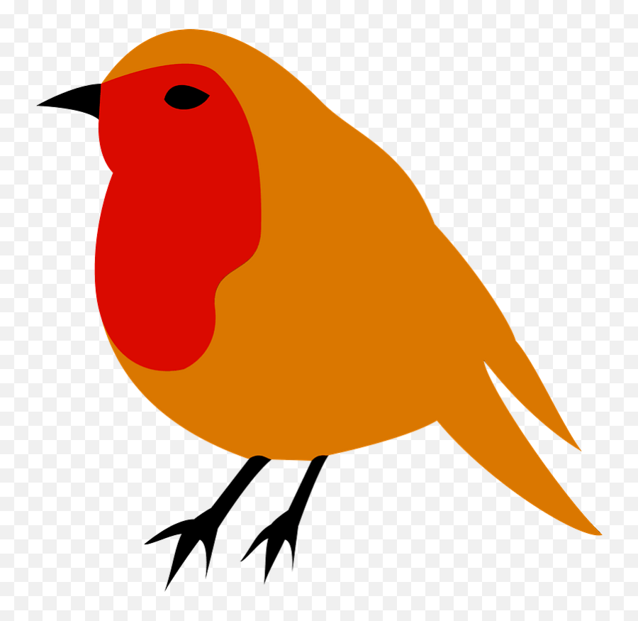 European Robin American Robin Bird Drawing Clip Art - Robin Emoji,Memoji Bird