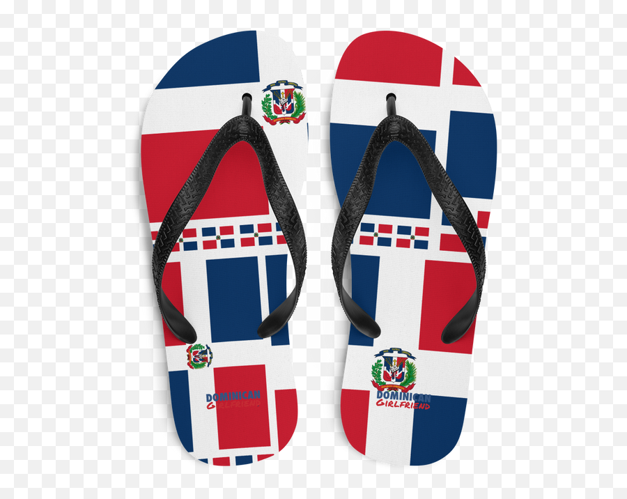 Dominican Republic Flag All - Over Collage Flipflops Emoji,Socks And Sandals Emoji