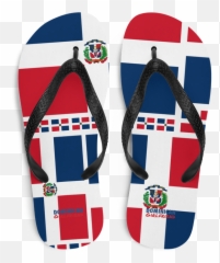 Dominican Republic Flag All - Over Collage Flipflops Emoji,Socks And Sandals Emoji