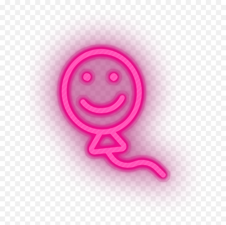 Smiley Balloon Smile Play Face Toy Neon Sign - Family Babies Emoji,Alien Greeting Emoji