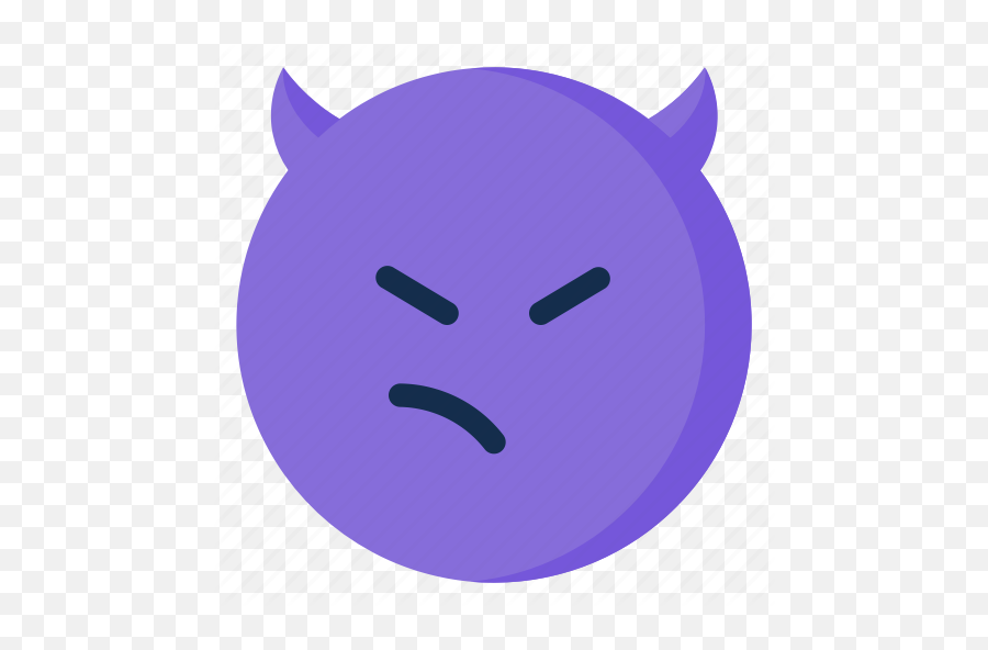 Angry Bad Devil Emoji Emoticon Emotion Mad Icon - Download On Iconfinder Circle,Devil Mask Emoji