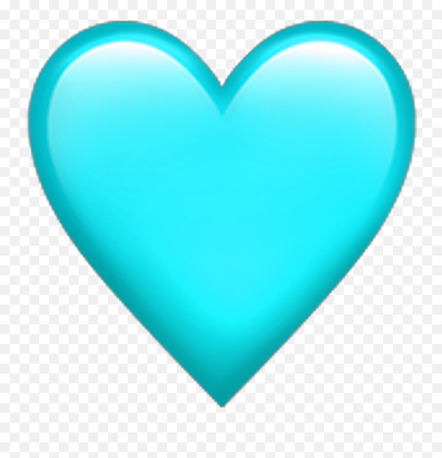 Heart Emoji Transparent Background - Transparent Teal Heart Emoji,Sparkling Heart Emoji