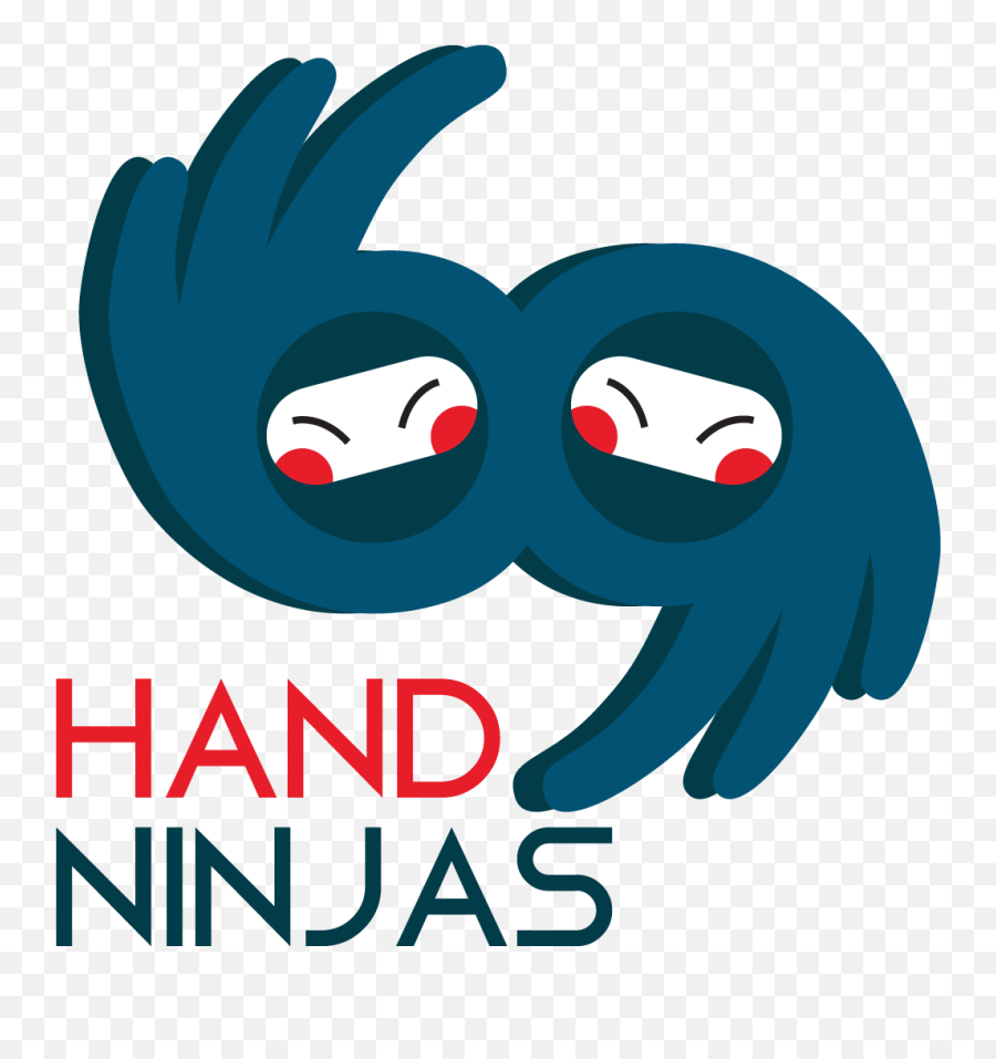 Logo For Hand Ninjas - Mia Khalifa Anime Version Clipart Happy Emoji,Anime Hug Emoji