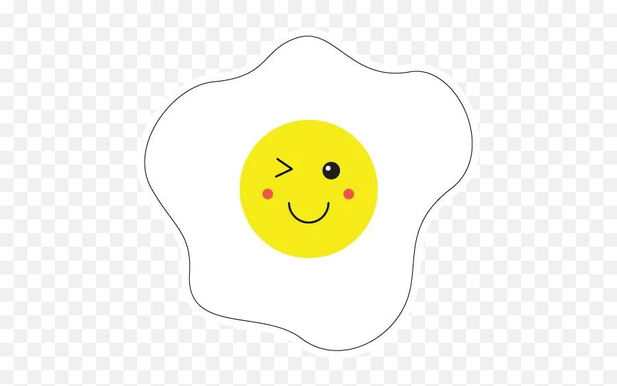 Egg Emojiu201d Stickers Set For Telegram - Happy,Egg Emoji