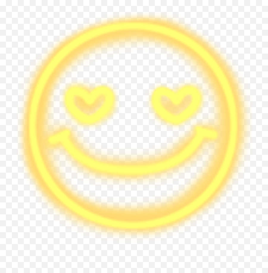 Cute Emoji Luminous Neon Sticker - Parede Fotos Para Destaque Do Instagram Neon,Lighting Emoji